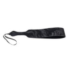 SPORTSHEETS Velvet Noir Loop Paddle - Black 42 cm Paddle - Hush Store Sydney 
