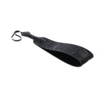 SPORTSHEETS Velvet Noir Loop Paddle - Black 42 cm Paddle - Hush Store Sydney 