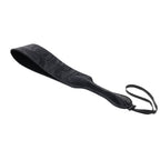 SPORTSHEETS Velvet Noir Loop Paddle - Black 42 cm Paddle - Hush Store Sydney 