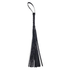 SPORTSHEETS Velvet Noir Chain Flogger - Black 43 cm Flogger Whip - Hush Store Sydney 