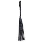 SPORTSHEETS Velvet Noir Chain Flogger - Black 43 cm Flogger Whip - Hush Store Sydney 