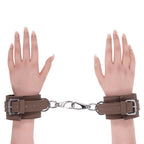 SPORTSHEETS Signature Dawn Dream Handcuffs - Tan Adjustable Restraints