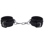 SPORTSHEETS Signature Midnight Muse Ankle Cuffs - Black Adjustable Leg Restraints