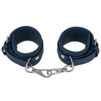 SPORTSHEETS Signature Twilight Tease Ankle Cuffs - Blue Adjustable Leg Restraints
