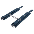 SPORTSHEETS Signature Twilight Tease Ankle Cuffs - Blue Adjustable Leg Restraints