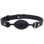 SPORTSHEETS Signature Midnight Muse Oval Gag - Black Mouth Restraint