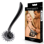 SPORTSHEETS Signature Wartenberg Wheel - Black/Silver Sensation Play Item