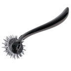 SPORTSHEETS Signature Wartenberg Wheel - Black/Silver Sensation Play Item