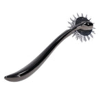 SPORTSHEETS Signature Wartenberg Wheel - Black/Silver Sensation Play Item