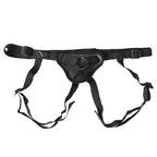 SPORTSHEETS Deep Dive Strap-On - Black Adjustable Strap-On Harness (No Probe Included)
