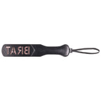 Sex & Mischief Brat Paddle - Black Spanking Paddle - Hush Store Sydney 