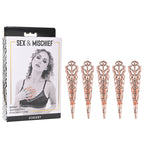 Sex & Mischief Brat Sensory Fingertips - Rose Gold - Set of 5 - Hush Store Sydney 