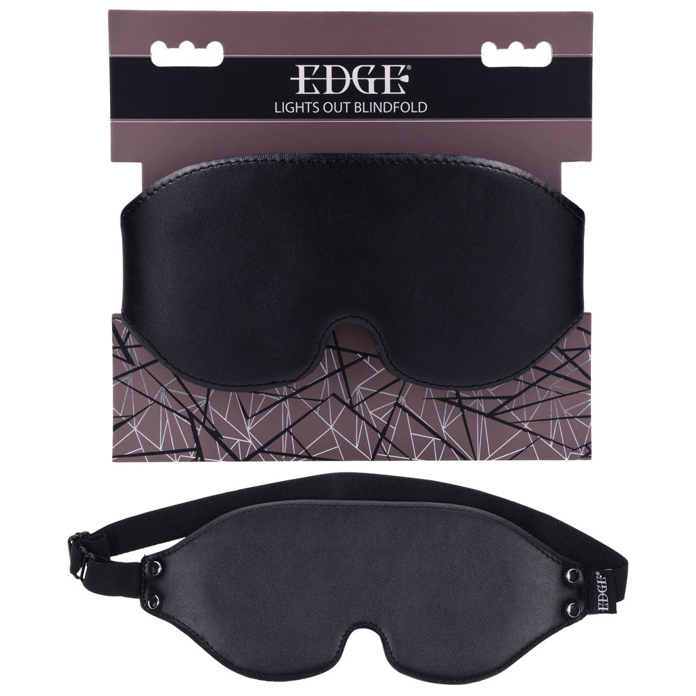 EDGE Lights Out Blindfold - Black Eyemask Restraint - Hush Store Sydney 