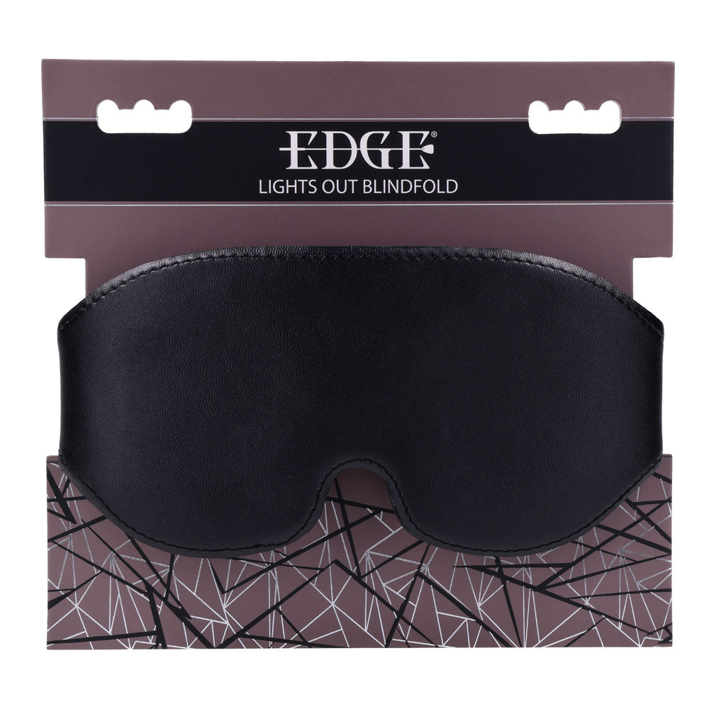 EDGE Lights Out Blindfold - Black Eyemask Restraint - Hush Store Sydney 