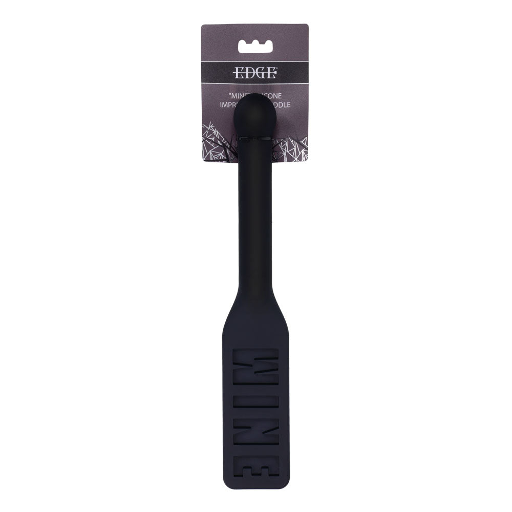 EDGE MINE Silicone Paddle - Black Spanking Paddle - Hush Store Sydney 