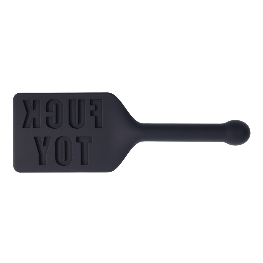 EDGE FUCK TOY Silicone Paddle - Black Silicone Spanking Paddle - Hush Store Sydney 