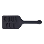 EDGE FUCK TOY Silicone Paddle - Black Silicone Spanking Paddle - Hush Store Sydney 