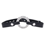 EDGE Interchangeable Ring Gag - Black Mouth Gag Restraint with 2 Interchangeable Pieces