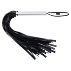 EDGE Flogger - Black Flogger Whip with Metal Handle - Hush Store Sydney 