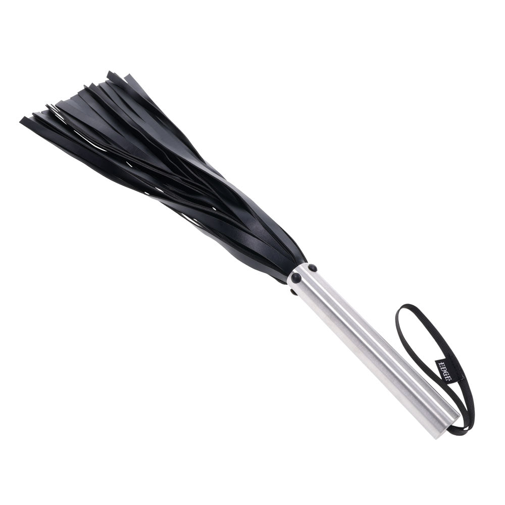 EDGE Flogger - Black Flogger Whip with Metal Handle - Hush Store Sydney 
