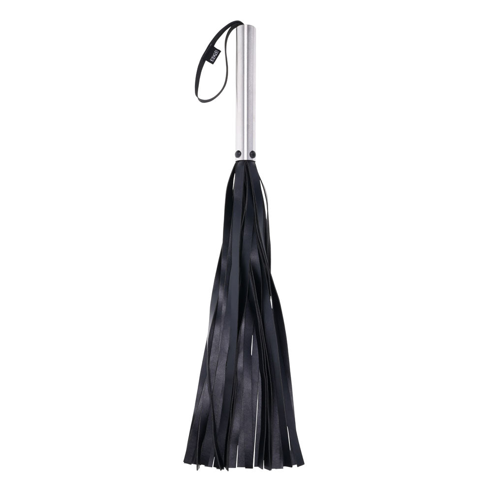 EDGE Flogger - Black Flogger Whip with Metal Handle - Hush Store Sydney 