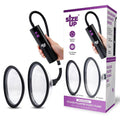Size Up Rechargeable Power Plumper Pussy Pump - Clear USB Rechargeable Vagina Pump with Interchangeable Chambers - Hush Store Sydney 