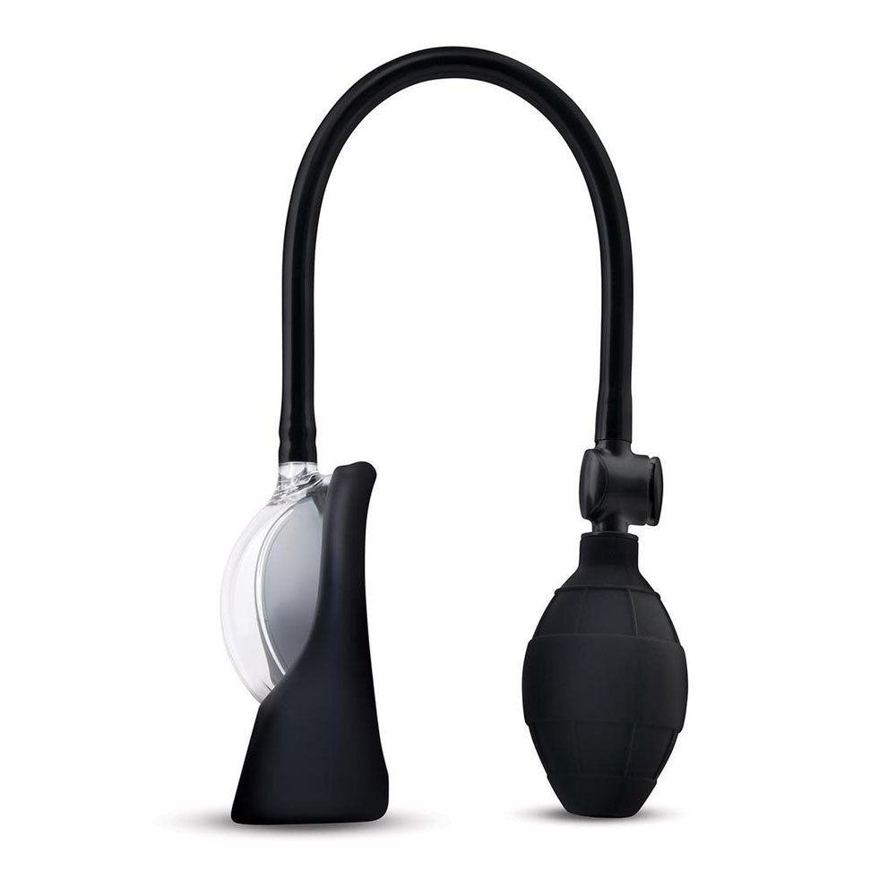 Size Up Vibrating Mini Pussy & Clitoral Pump - Clear USB Rechargeable Vibrating Vaginal and Clitoral Pump