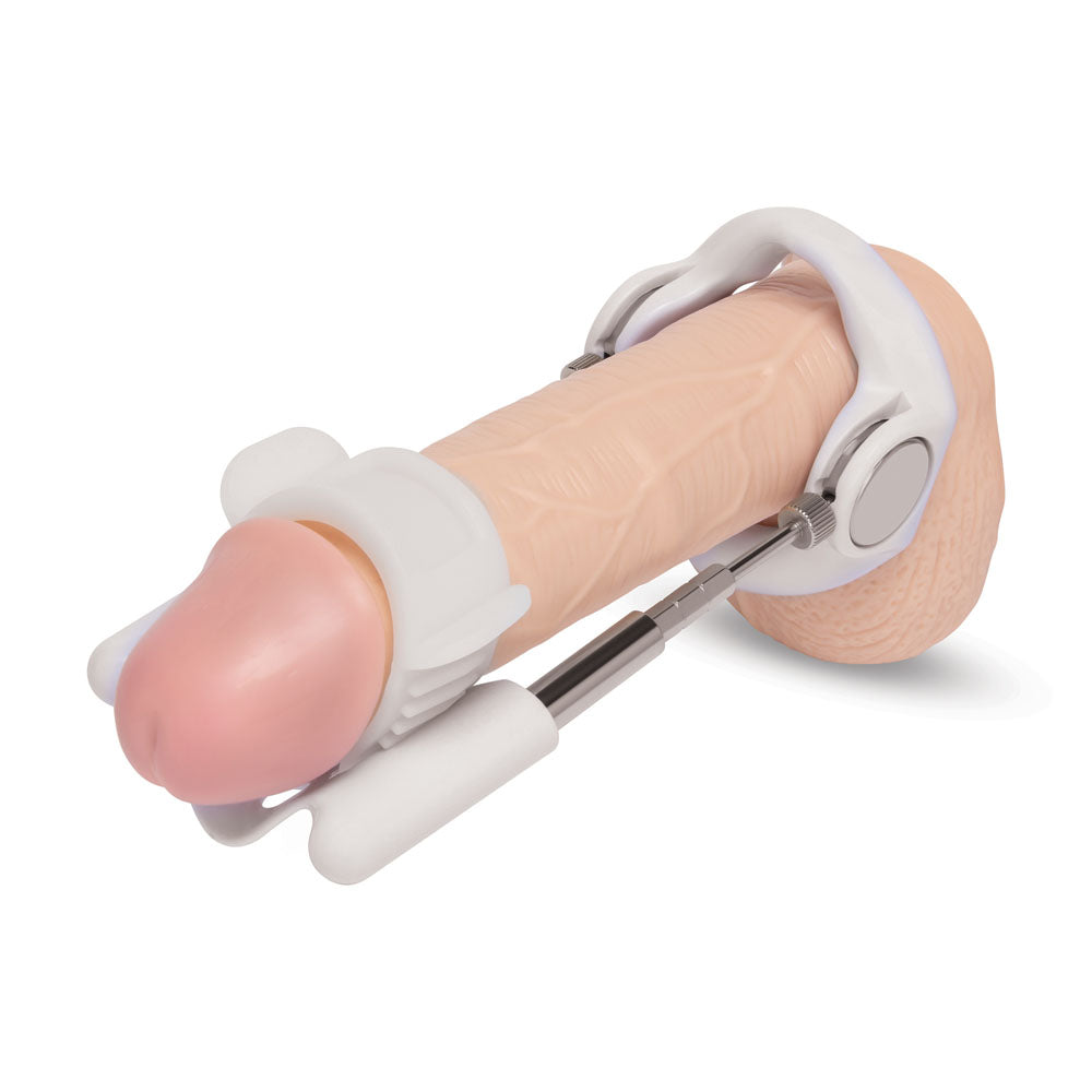 Size Up Penis Extender - White Penis Extender Kit - 10 Piece Set - Hush Store Sydney 