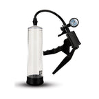 Size Up Ergonomic Trigger Penis Pump with Pressure Gauge - Clear Penis Pump - Hush Store Sydney 