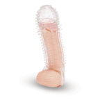 Size Up 1.5 Inch See-Thru Stretch Penis Extender - Clear 3.8 cm (1.5'') Penis Extension Sleeve - Hush Store Sydney 