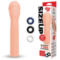 Size Up Realistic 3'' Penis Extender - Flesh 7.6 cm (3'') Penis Extension Sleeve - Hush Store Sydney 