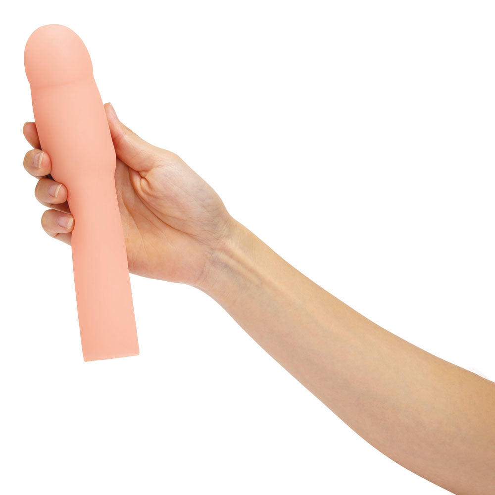 Size Up Realistic 4 Inch Penis Extender - Flesh 10.1 cm (4'') Penis Extension Sleeve - Hush Store Sydney 