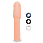 Size Up Realistic 4 Inch Penis Extender - Flesh 10.1 cm (4'') Penis Extension Sleeve - Hush Store Sydney 