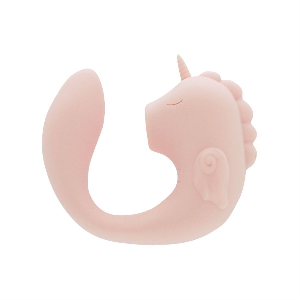 Unihorn - C Horse - Coral Throb - Coral USB Rechargeable Dual Unicorn Vibrator - Hush Store Sydney 