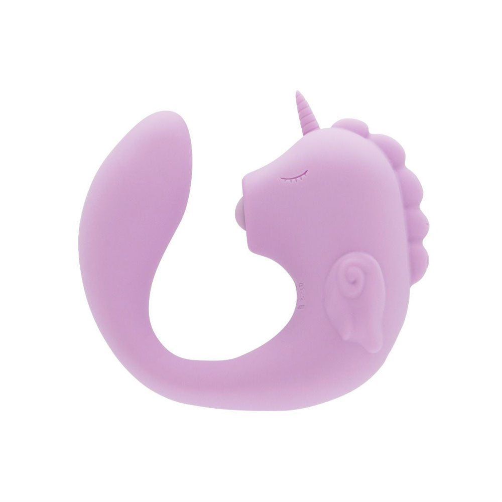 Unihorn - C Horse - Marina Lilac - Lilac USB Rechargeable Dual Unicorn Vibrator - Hush Store Sydney 