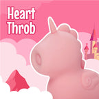 Unihorn - Heart Throb - Coral USB Rechargeable Flicking Stimulator - Hush Store Sydney 