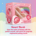 Unihorn - Heart Throb - Coral USB Rechargeable Flicking Stimulator - Hush Store Sydney 