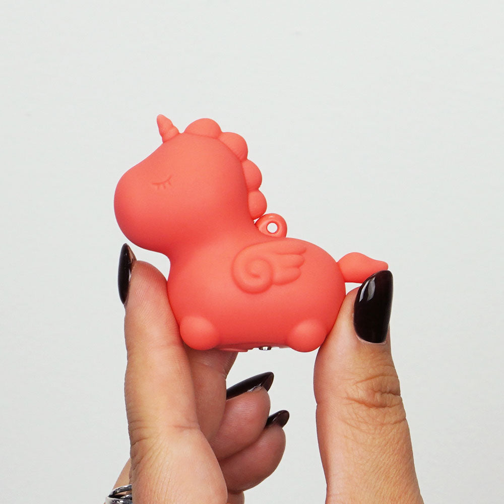 Unihorn Mini - Peachy Pony - Peach USB Rechargeable Stimulator - Hush Store Sydney 
