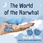 Unihorn of the Sea - Neigh Mo - The Narwhal - Blue USB Rechargeable Dual Motor Stimulator - Hush Store Sydney 