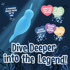 Unihorn of the Sea - Neigh Mo - The Narwhal - Blue USB Rechargeable Dual Motor Stimulator - Hush Store Sydney 