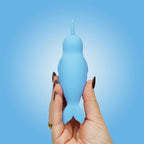 Unihorn of the Sea - Neigh Mo - The Narwhal - Blue USB Rechargeable Dual Motor Stimulator - Hush Store Sydney 