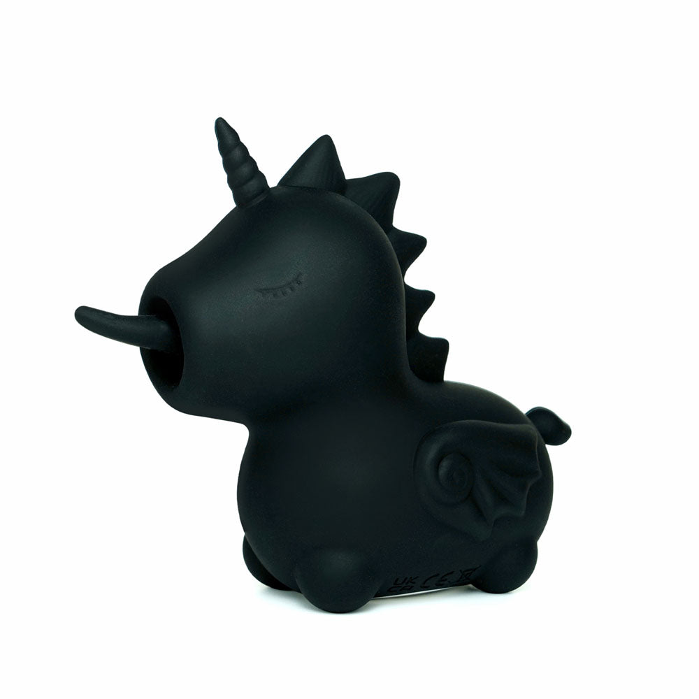 Unihorn - Wild Spirit - Black USB Rechargeable Flicking Stimulator - Hush Store Sydney 