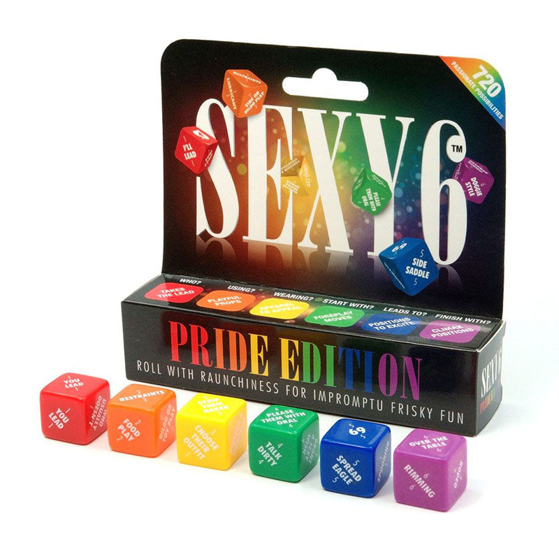 Sexy 6 - Pride Edition - Couples Dice Game - Hush Store Sydney 