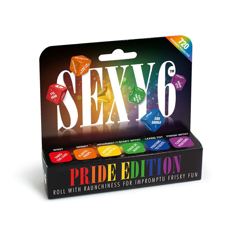 Sexy 6 - Pride Edition - Couples Dice Game - Hush Store Sydney 