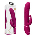 VIVE Nari - Pink - Pink 24.1 cm USB Rechargeable Rabbit Vibrator - Hush Store Sydney 
