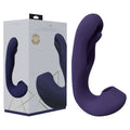 VIVE Yuna - Purple - Purple USB Rechargeable Flapping Vibrator with Air Pulsation - Hush Store Sydney 