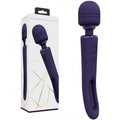 VIVE Kiku - Purple - Purple 25.2 cm USB Rechargeable Dual End Massage Wand with Flapping Tip - Hush Store Sydney 