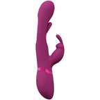 VIVE Mika - Pink - Pink 23.2 cm USB Rechargeable Rabbit Vibrator with Flapping Shaft - Hush Store Sydney 