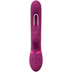 VIVE Mika - Pink - Pink 23.2 cm USB Rechargeable Rabbit Vibrator with Flapping Shaft - Hush Store Sydney 