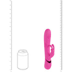 VIVE Mimi - Pink - Pink 25 cm USB Rechargeable Vibrating & Tapping Rabbit Vibrator